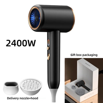 2025 High-Speed Electric Turbine Airflow, Low Noise, Constant Temperature, And Fast Drying Household Hair Salon Hair Dryer