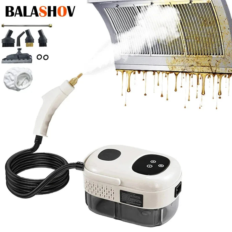 Steam Cleaner High Temperature Sterilization Air Conditioning Home Appliances Kitchen Hood Car Steam Cleaners US/EU Plug 2500W