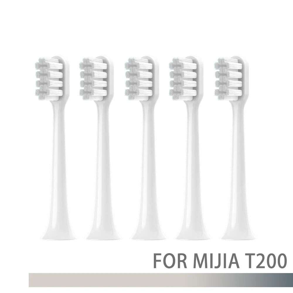 Replacement Toothbrushes Head for XIAOMI MIJIA T200 White Deep Cleaning Electric Toothbrush Nozzles Soft DuPont Bristle