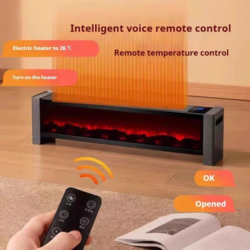 Bedroom 3D Flame Heater Household Electric Fireplaces Heater Indoor Bathroom Winter Calentador Aire Caliente.