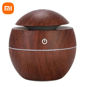 Xiaomi USB Ultrasonic Cool Mist Sprayer Essential Oil Fragrance Mini Home Wood Grain Air Humidifier Electric Air Aroma Diffuser