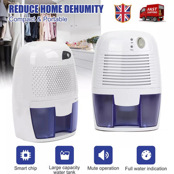 DC9V Electric Household Dehumidifier Air Dryer Moisture Absorber With 500ML Water Tank, Auto Off For Small Room Deshumidificador