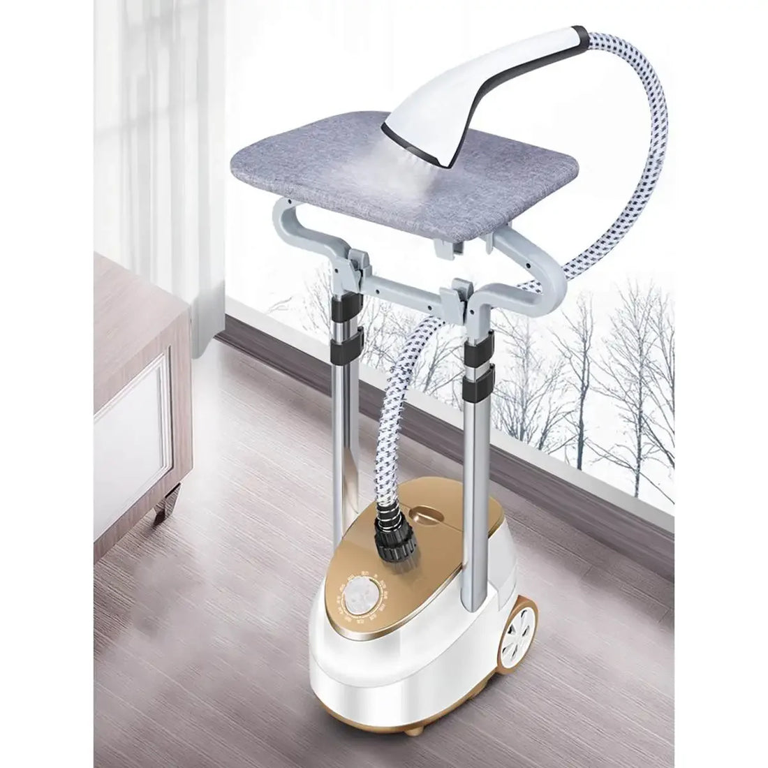 1800W Garment Steamer Household Handheld Ironing Machine 10 Gear Adjustable Vertical Flat Steam Iron Clothes Steamer