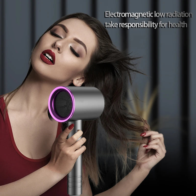 Barber Recommended Hair Dryer Free Shipping 59 Seconds Quick Drying Low Noise Electric Hairbrush Negative Ion Hair Care Dryer