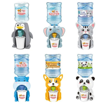 Cute Animal Simulation Drinking Fountain Desk Water Dispenser Decor Ornaments Mini Water Dispenser For Childrens Role Play Props