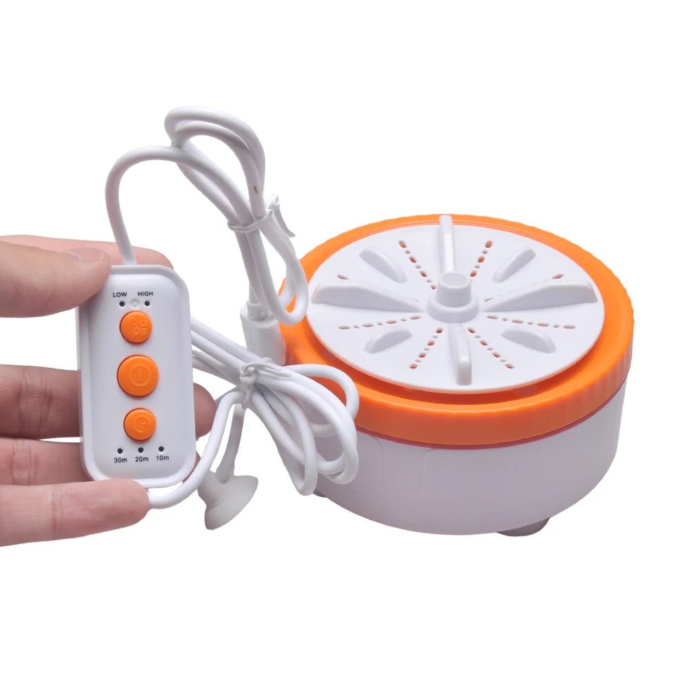 USB Mini Portable Washing Machine Small 3 Gears Timer Rotating Turbo Underwear Sock Washer Dishwasher For Baby Travel Home 미니세탁기