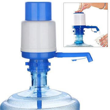 Manual Water Pump for 5&6 Gallon Bottle, Removable Hand Pressure Water Dispenser, Water Bottle/Jug Hand Pump for Household Use