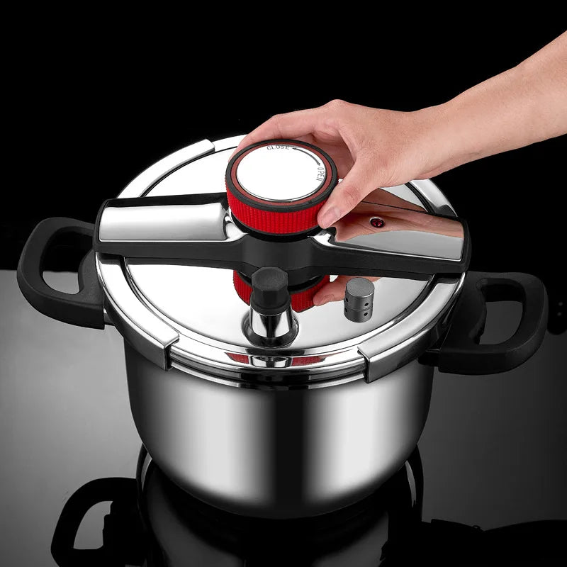 304 stainless steel pressure cooker, household explosion-proof large capacity, gas stove induction cooker universal