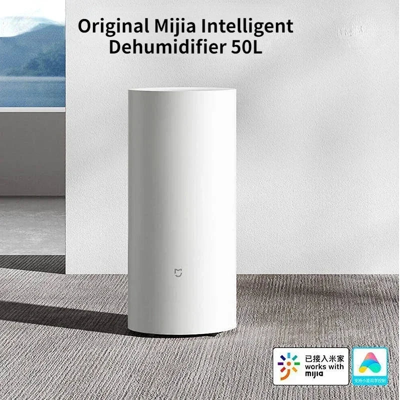 Original Mijia Intelligent Dehumidifier 50L Negative Ion Purification 100 Square Meters of Circular Coverage Effective in 10 Min