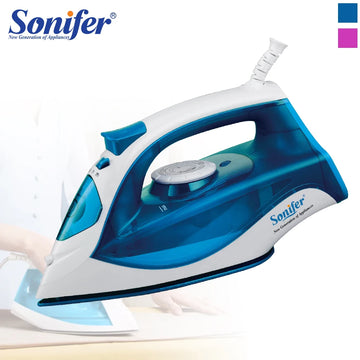 Steam Iron For Clothes 2000W Household Fabric Ceramic Soleplate Electric Iron Ironing 250ml Fast-heat For Clothes Sonifer