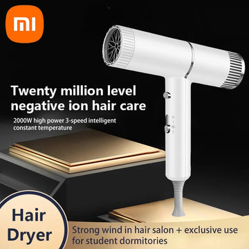 Xiaomi Anion Hair Dryer High Speed Electric Turbine Drying Thermostat Processor Fast Drying Hair Professional Hairdressing New