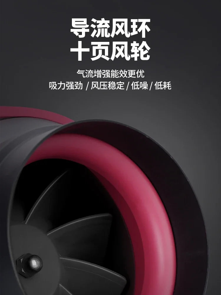 Duct Fan, Strong Smoke Exhaust, Ventilation, Bathroom, Kitchen, Household Exhaust Fan