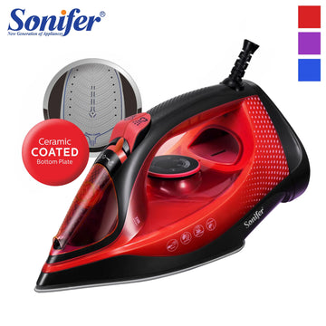 Sonifer Electric Steamer Iron SF-9084 .Dry ironing function .Nebulizer steam function .Powerful burst steam vertical steam funct