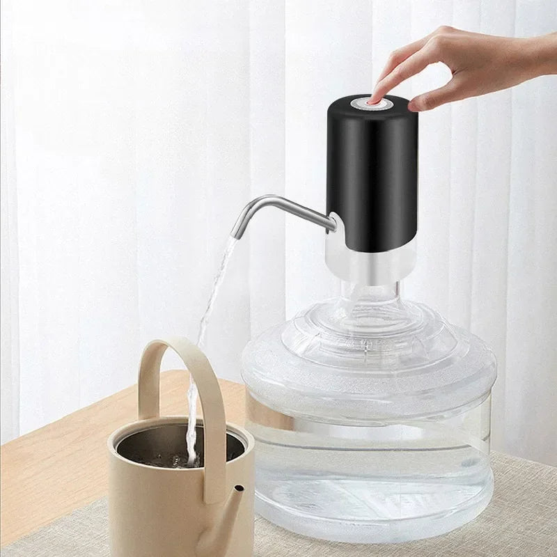 Drinking Water Dispenser Portable Electric Water Bottle Pump USB Charging Automatic Drainage Machine for Home Office Outdoor