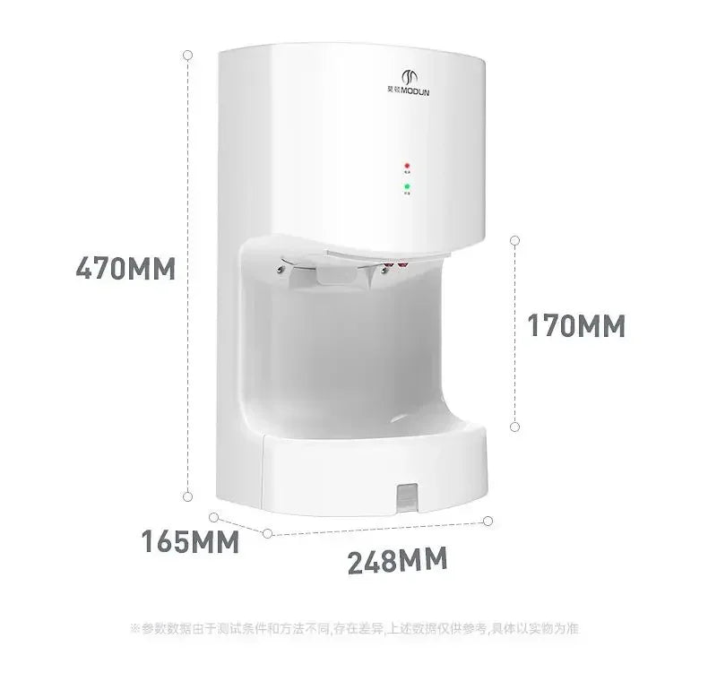 High - Efficiency Commercial Automatic Induction Hand Dryers for Toilets - Multiple Voltage Options, Adjustable Settings