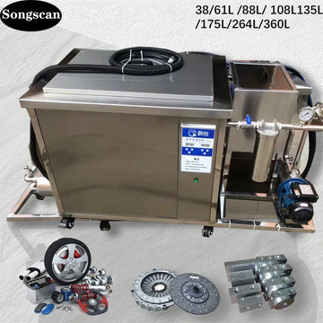 Industrial Ultrasonic Cleaner,Oil Filter System Circulation ultrasound Cleaning, MotherBoard Engine Mould Washing Machine