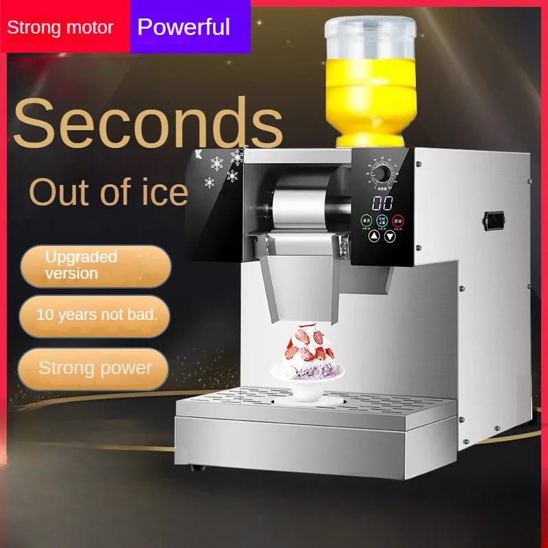 Attract More Customers with a Quick and Intuitive Electrical Ice Crusher for Shaved Ice and Snow Cones