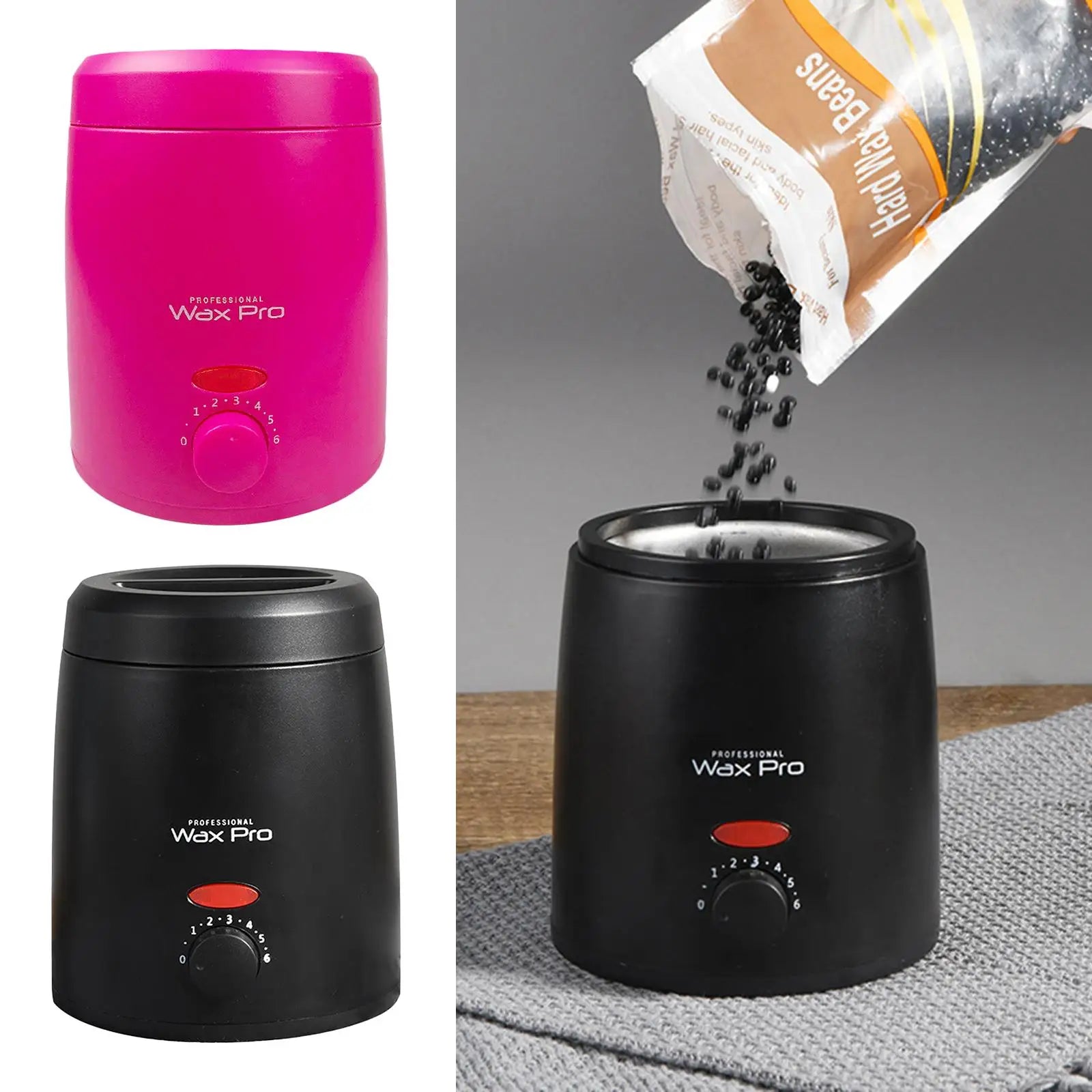 Electric Wax Heater Professional Machine Hair Removal Wax Beans Warmer Pot Adjustable Temperature for SPA Salon Accs 200cc