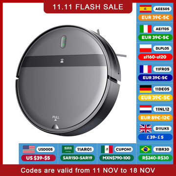 ZCWA Robot Vacuum Cleaner Auto Charging 6000Pa Power App Control Water Tank Wet Mopping Robot Vacuum Cleaner Electric Sweeper