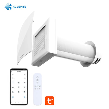 KCvents VT125 Exhaust Fan Heat Recovery Ventilator Room Ventilation Fresh Air Fan With Ceramic Hepa Filter Humidity Sensor