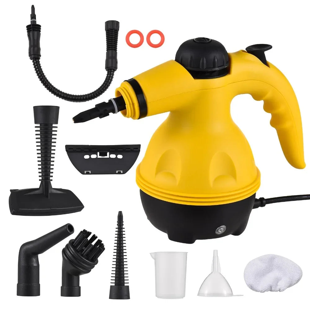 Steam Cleaner Hand-held Steam Cleaner,1000W High Temperature Steamer, Suitable for Home, Kitchen, Bathroom, Car Cleaning Tools