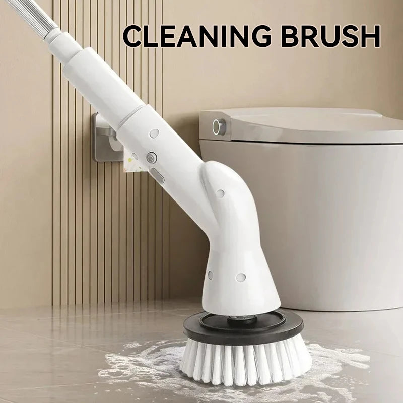 Xiaomi 6-in-1 Electric Cleaning Brush 2000mAh Cordless Electric Rotary Cleaning Brush Shower Cleaning Brush Kitchen Bathroom