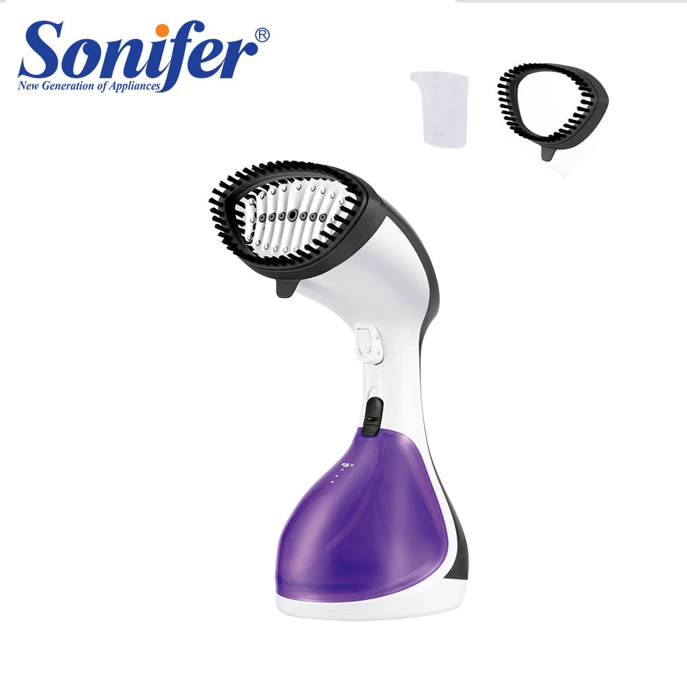 Portable Steam Hanging Iron 1500W Steam Maker Handheld Garment Steamer Overheat protection with brush head included