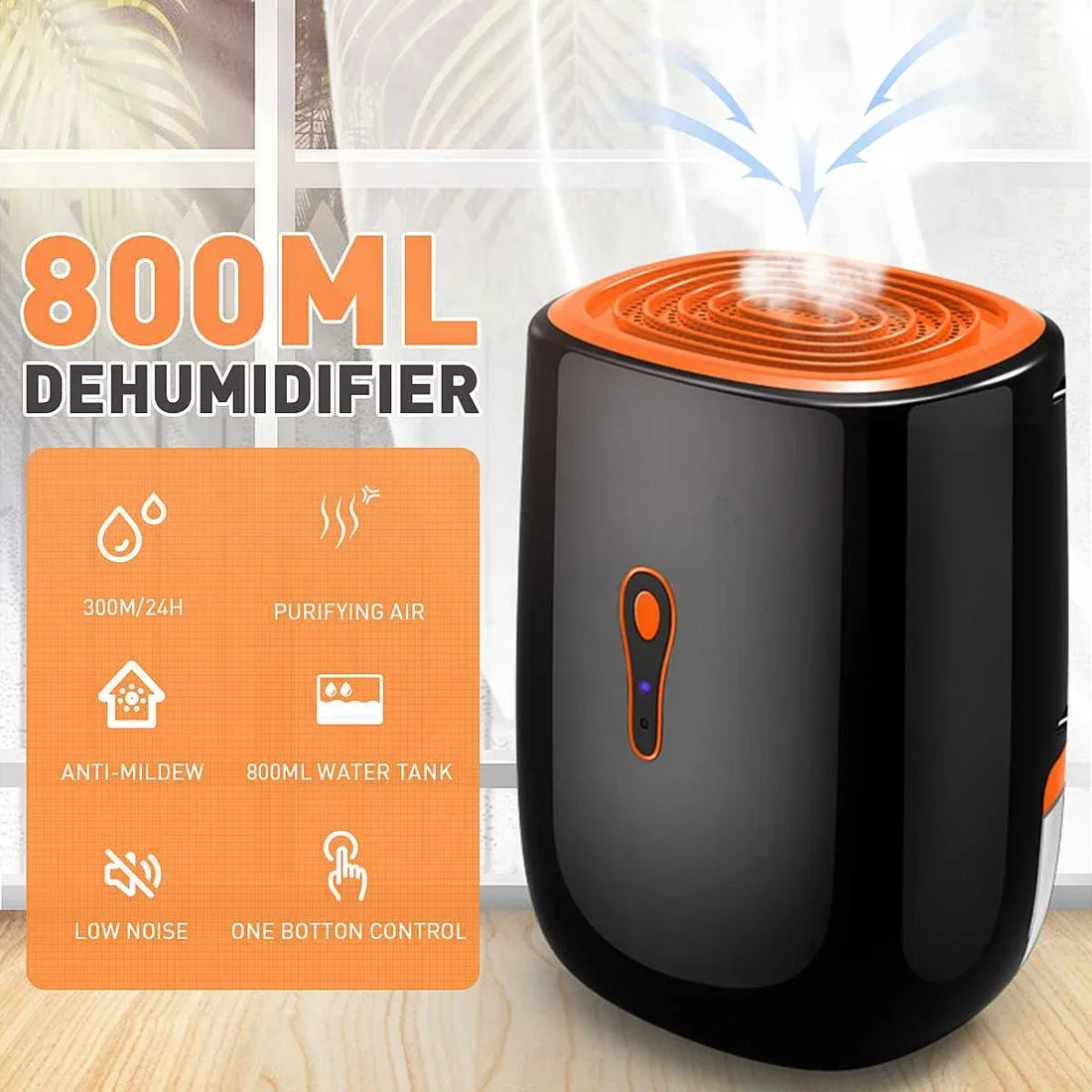 Home Small Dehumidifier Air Dryer Mini Electric Peltier Dehumidifier Portable Indoor Grow Dehumidifier For Basements Bedroom