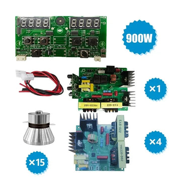 Ultrasonic Cleaner PCB Driver Boards Circuit Board Kit With 40KHz PCS Ultrasounic Transducer