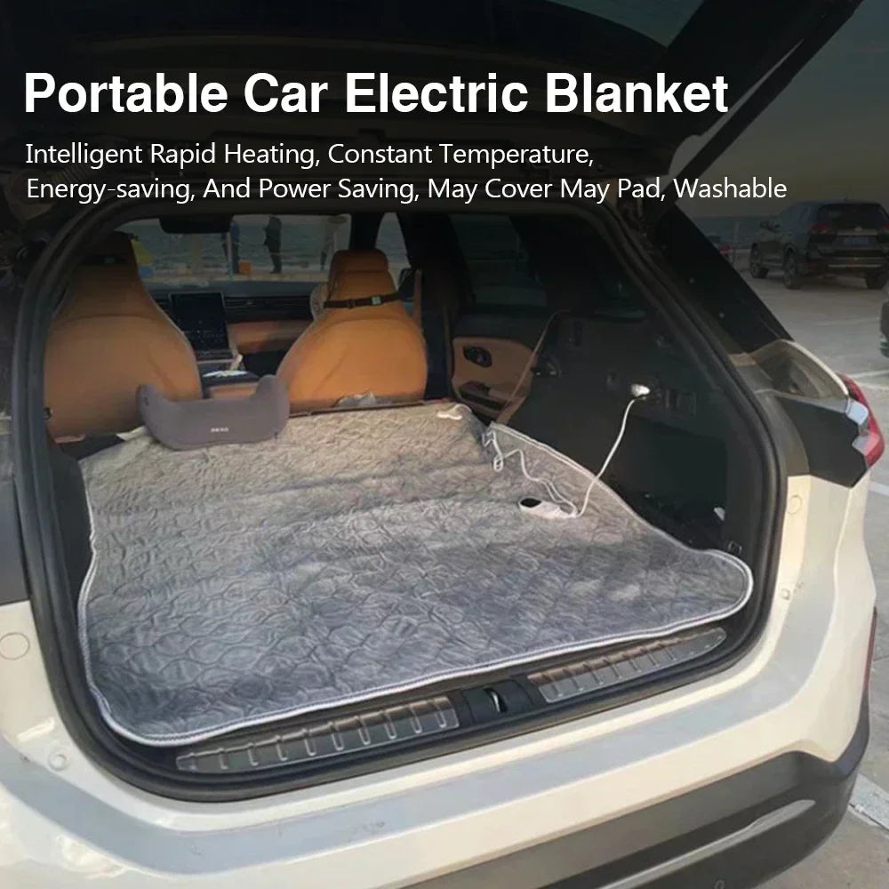 12V Car Electric Heating Blankets for Camping Trucks Off-Road Vehicles Heating Pads 120cmx150cm 70x180cm Seats Heater for Winter