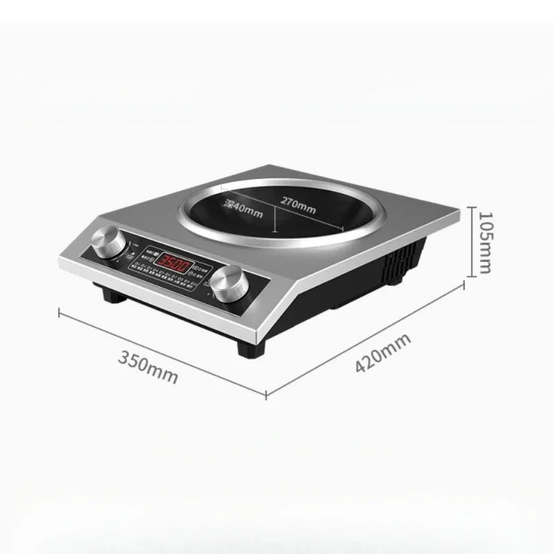 220V Induction Cooker Household High Power 3500W Concave Induction Cooker Hob Cooktop Induction Cooker