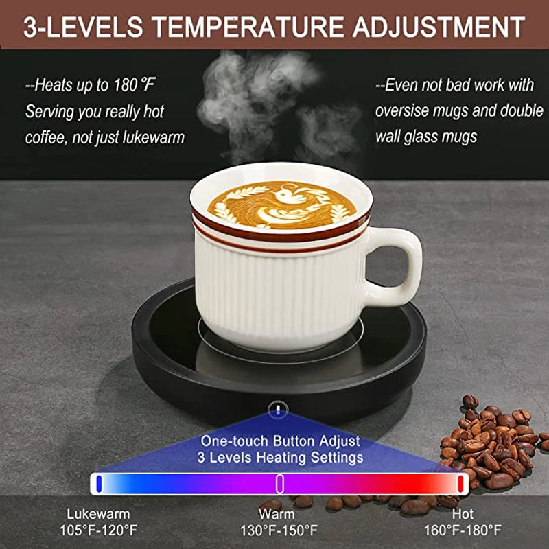 110V/220V Cup Heater Coffee Mug Warmer Hot Tea Makers Heating Pad Electric Hot Plate Coffee Heater Warmer Coaster For Tea Milk