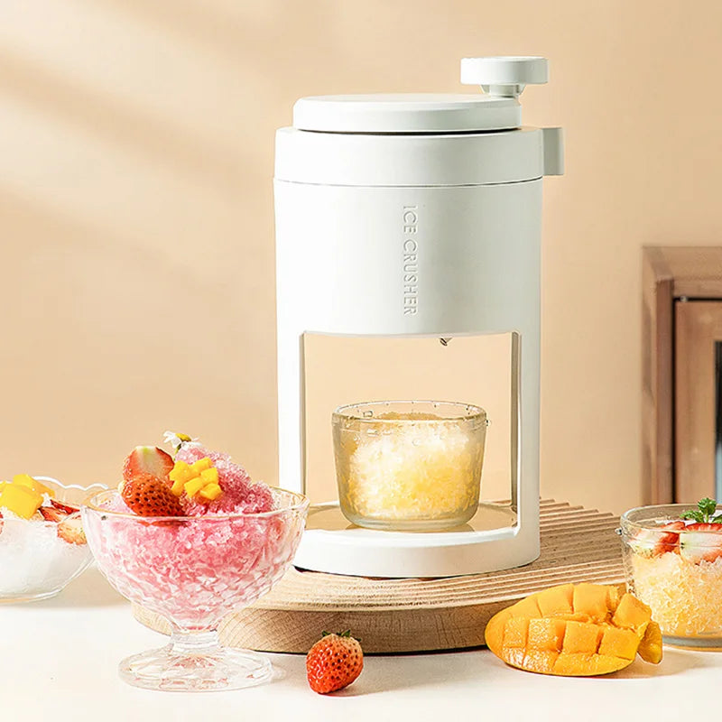 GIANXI Manual Ice Crusher Multifunctional Smoothies Hail Ice Breaker Portable Mini Shaved Ice Machine Kitchen Accessories